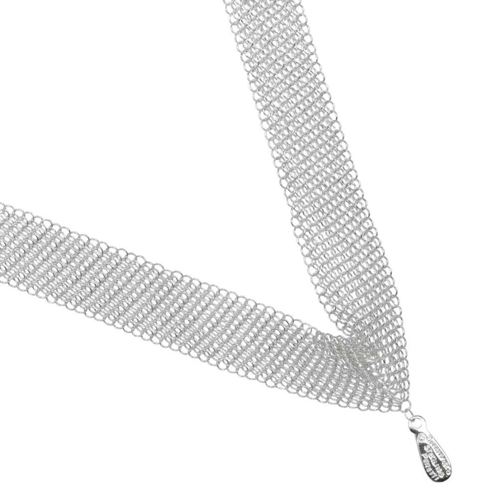 TIFFANY Authentic Silver 2C Necklace